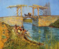 Gogh, Vincent van - The Langlois Bridge at Arles with Women Washing